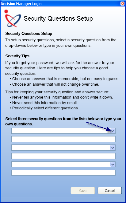 Security Questions